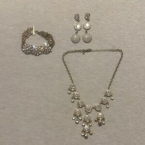 Gold and Silver Necklace Set